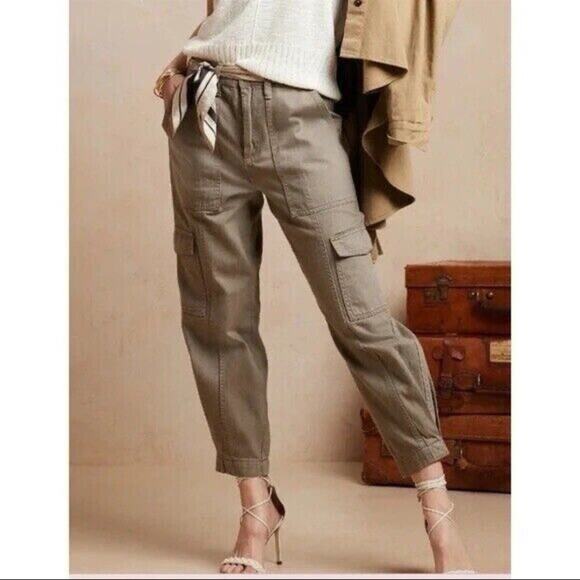 Banana Republic Factory Pants - Banana Republic Factory Green Tapered Utility Surplus Pants
